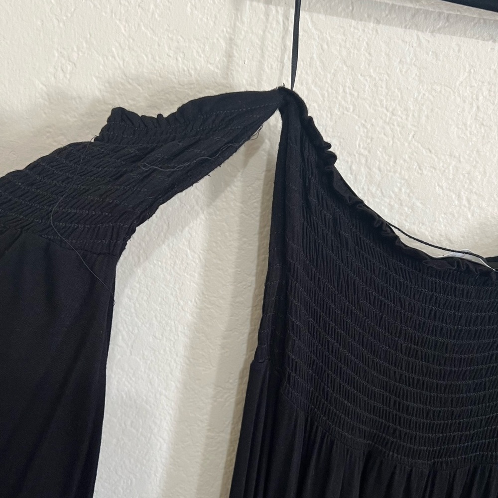 Black maxi dress
